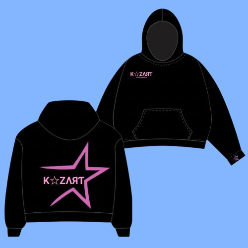 Black And Pink K☆ZART Child Prodigy Hoodie