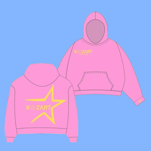 Pink And Yellow K☆ZART Child Prodigy Hoodie
